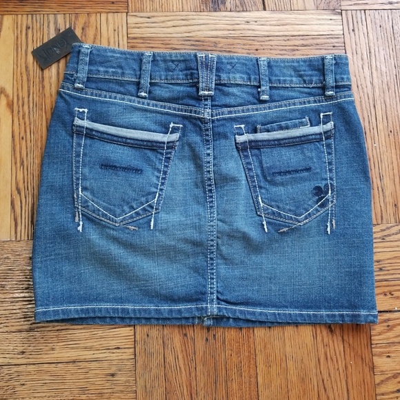 Yanuk Visionary Denim Skirt sz.28 NWT - Picture 3 of 7